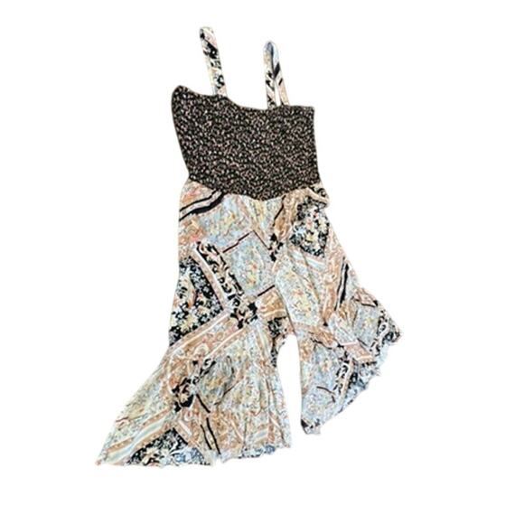 "KATE & MALLORY" 1 Pc. Jumpsuit SZ 1X Floral Boho Summer Cottage Core Babydoll - Picture 5 of 12